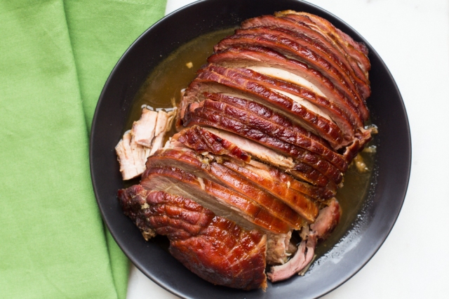 Savory Slow Cooker Ham | The Domestic Man