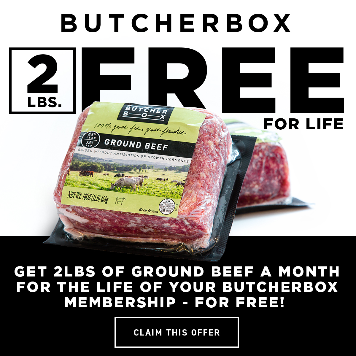 ButcherBox's Ground Beef for Life